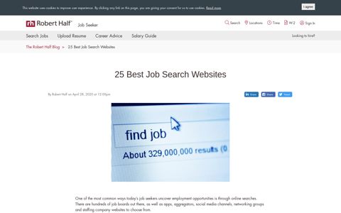 25 Best Job Search Websites | Robert Half