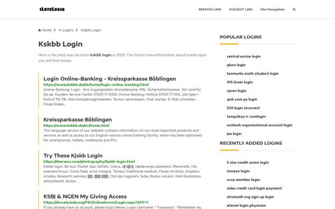 Kskbb Login ❤️ One Click Access - iLoveLogin