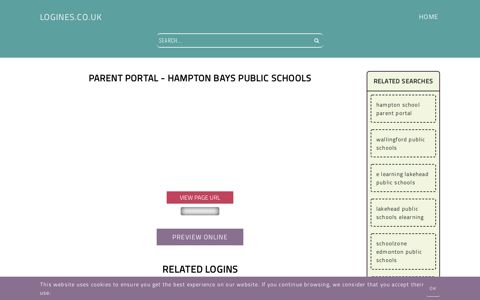Parent Portal - Hampton Bays Public Schools - General ...