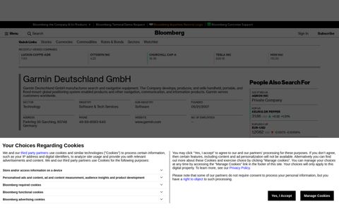 Garmin Deutschland GmbH - Company Profile and News ...