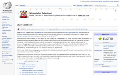 Elster (Software) – Wikipedia