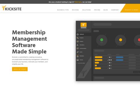 Kicksite: Membership Management Software (To Kickstart ...