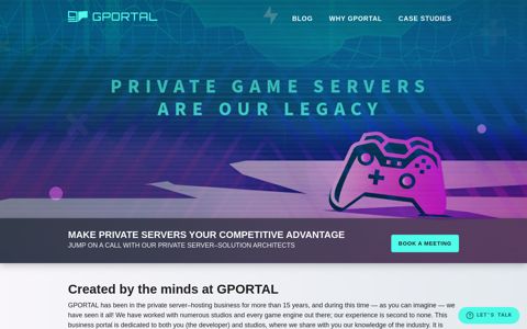 Home - GPORTAL Private Server Legacy