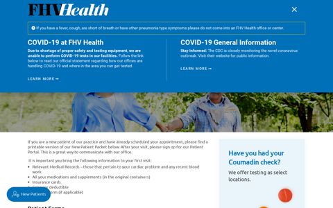 Patient Resources - FHV Health