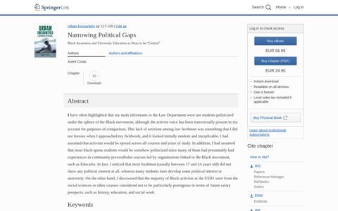 Narrowing Political Gaps | SpringerLink