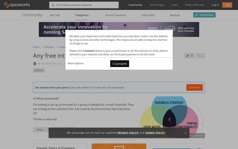 Any free intranet solutions around? - Freeware