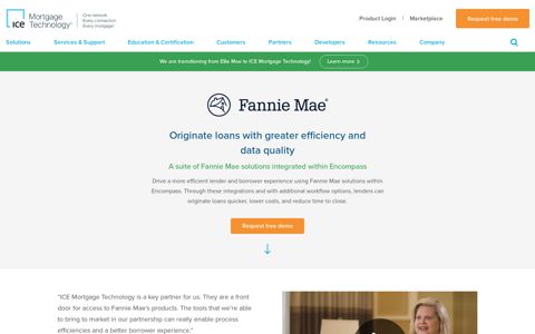 A suite of Fannie Mae solutions integrated within Encompass ...