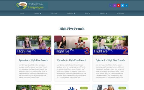 High Five French Archives - Coffee Break Languages