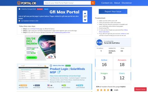 Gfi Max Portal