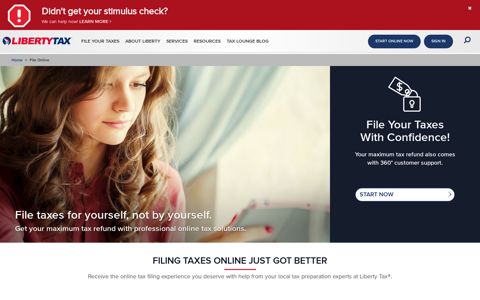 File Taxes Online - Best Online Income Tax ... - Liberty Tax