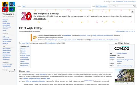 Isle of Wight College - Wikipedia