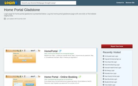 Home Portal Gladstone - Loginii.com