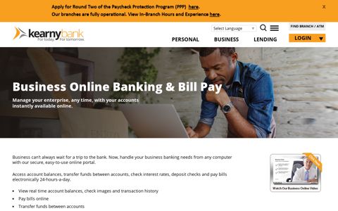 Business Online Banking with Bill Pay | Digital ... - Kearny Bank