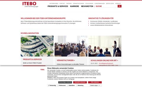 ITEBO-Unternehmensgruppe für öffentliche IT: Startseite