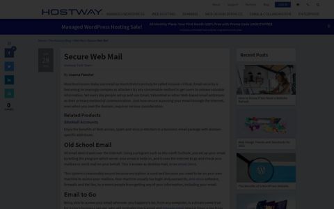 Secure Web Mail | Hostway