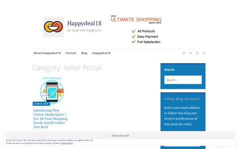 Seller Portal – Happydeal18