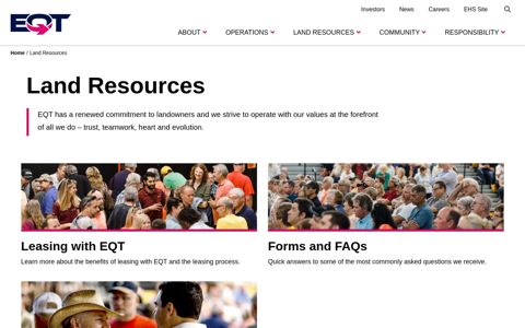 Land Resources | EQT Corporation