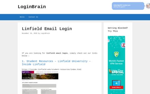 linfield email login - LoginBrain