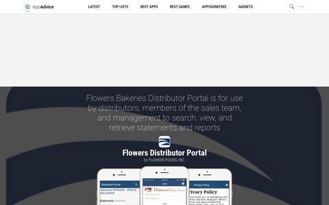 Flowers Distributor Portal by FLOWERS FOODS, INC.