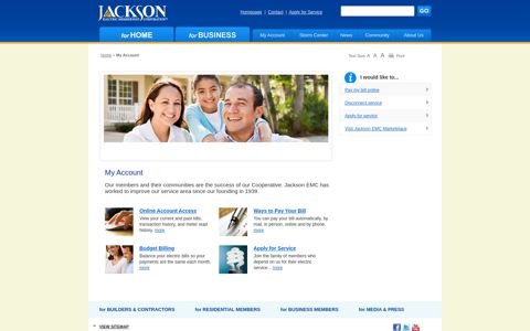 My Account | Jackson EMC