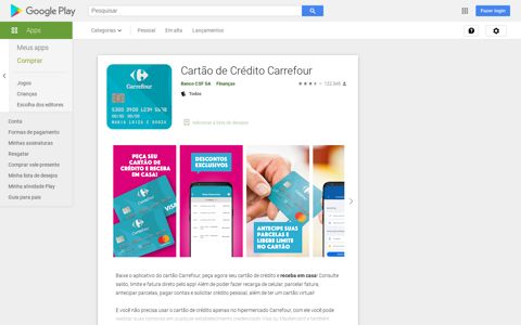 Cartão de Crédito Carrefour – Apps no Google Play