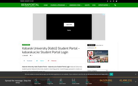 Kabarak University (KabU) Student Portal - kabarak.ac.ke ...