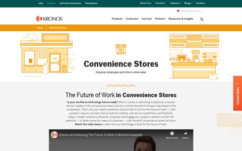 Convenience Stores Workforce Management | Kronos