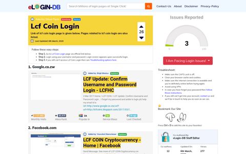 Lcf Coin Login - A database full of login pages from all over ...