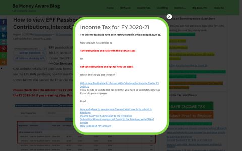 How to view EPF Passbook and track Contributions,Interest ...