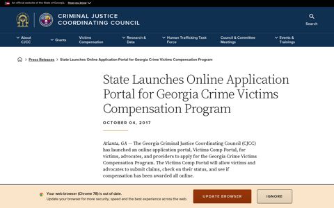 State Launches Online Application Portal for Georgia Crime ...