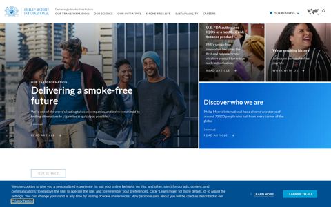 Philip Morris International | Delivering a Smoke-Free Future