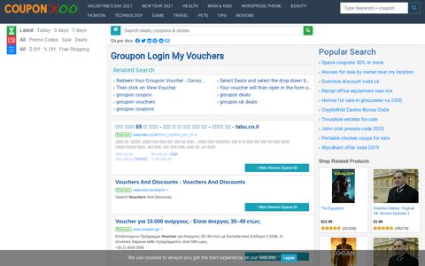 Groupon Login My Vouchers - 12/2020 - Couponxoo.com