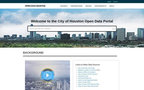 Welcome - City of Houston Open Data Portal