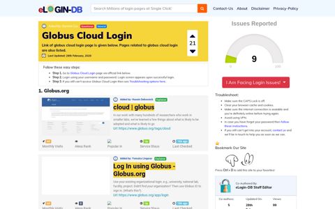 Globus Cloud Login