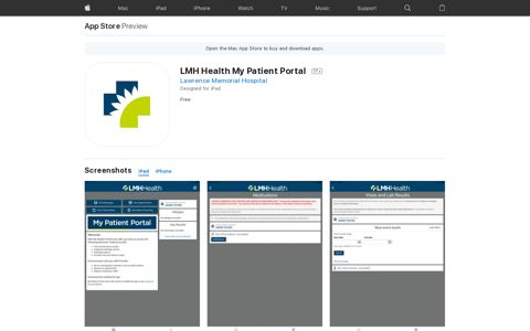 ‎LMH Health My Patient Portal on the App Store