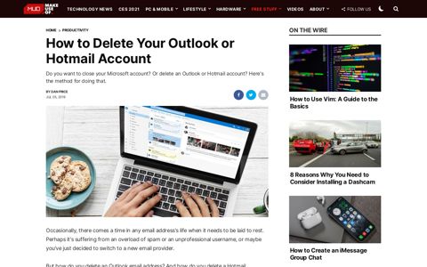 How to Delete Your Outlook or Hotmail Account - MakeUseOf