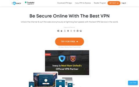 The Most Reliable VPN Service in the World | Try Ivacy VPN ...