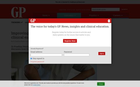 Improving learning log entries in GP training: a clinical ...