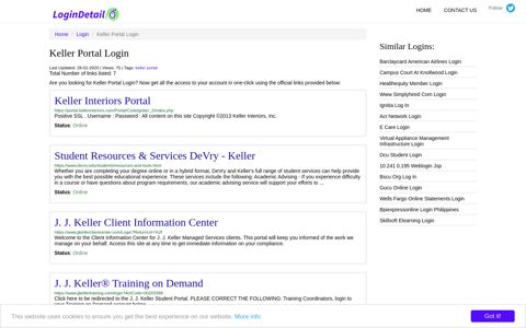 Keller Portal Login Keller Interiors Portal - https://portal ...