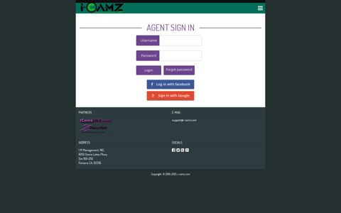 agent login - Welcome to i-Camz