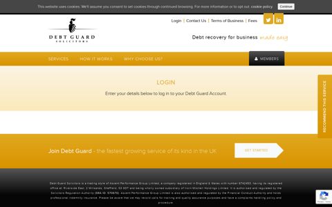 Login To Your Account | Debt Guard Solicitors
