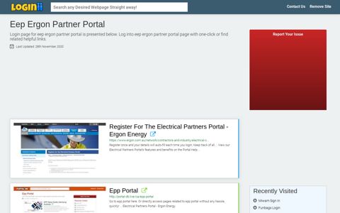 Eep Ergon Partner Portal - Loginii.com