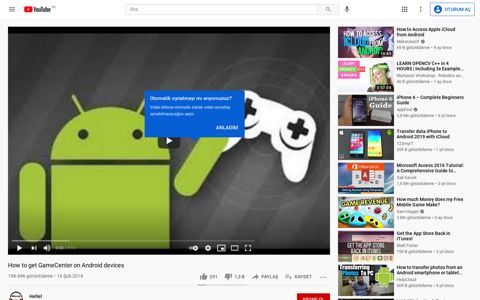 How to get GameCenter on Android devices - YouTube