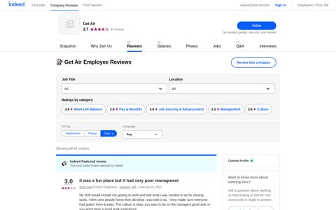 Working at Get Air: Employee Reviews | Indeed.com