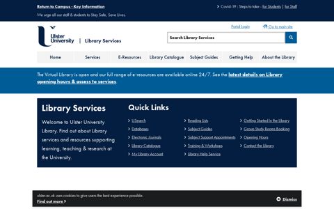 Library Services - Ulster University