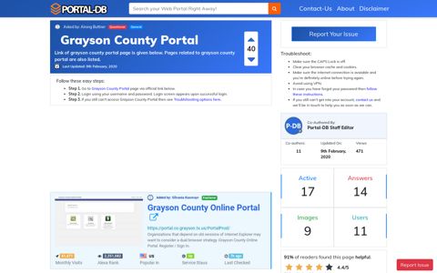 Grayson County Portal
