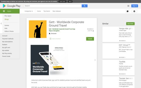 Gett - Worldwide Corporate Ground Travel - Apps on Google ...