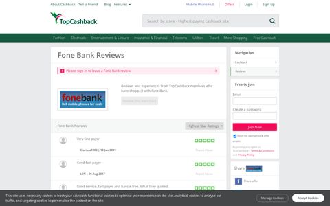 Fone Bank Reviews & Feedback From Real Members