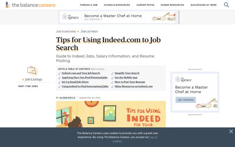 Tips for Using Indeed.com to Job Search - The Balance Careers