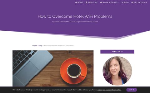 How to Overcome Hotel WiFi Problems | Sarah Tamsin